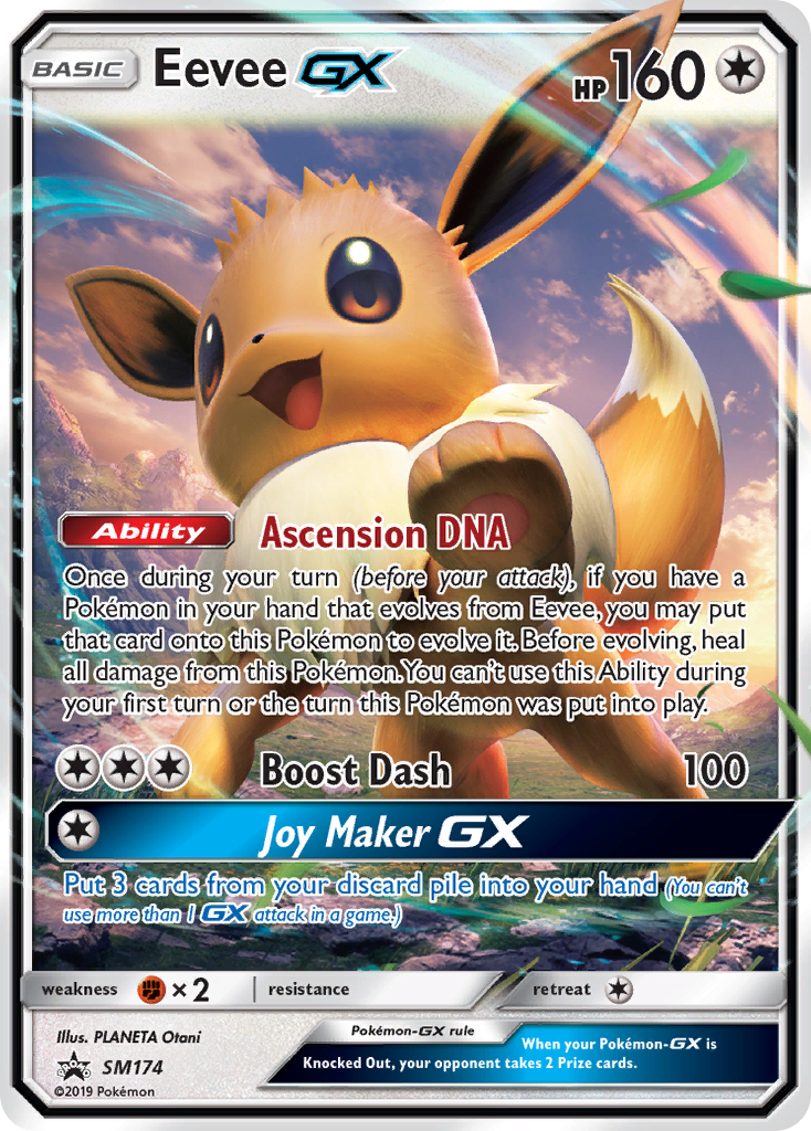 Sun & Moon Promo Eevee GX #174